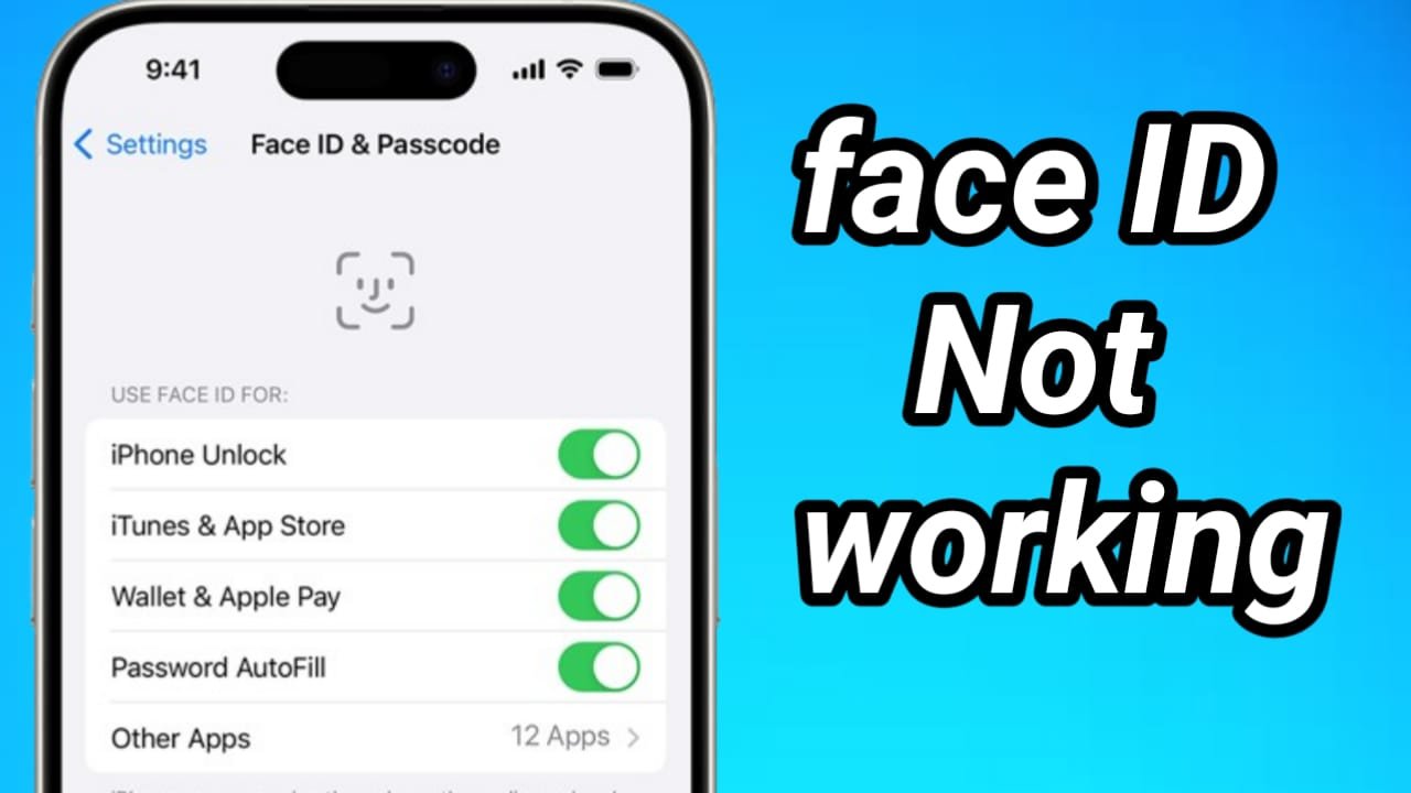 face id not working