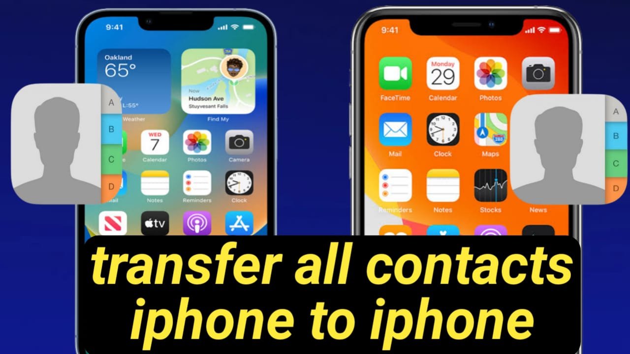 how to transfer contacts from iPhone to iPhone