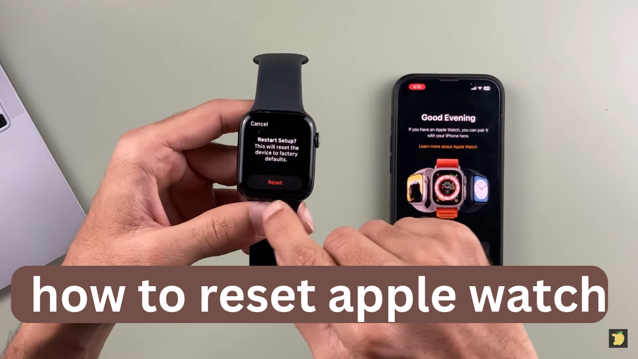 how to reset apple watch