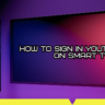 how to sign in YouTube in smart tv